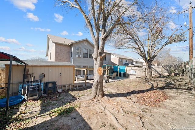 view of back of property