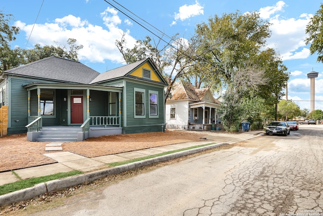 bungalow-style house with a porch