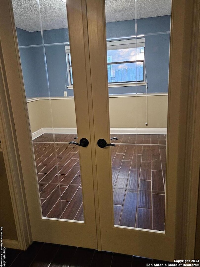 room details featuring french doors