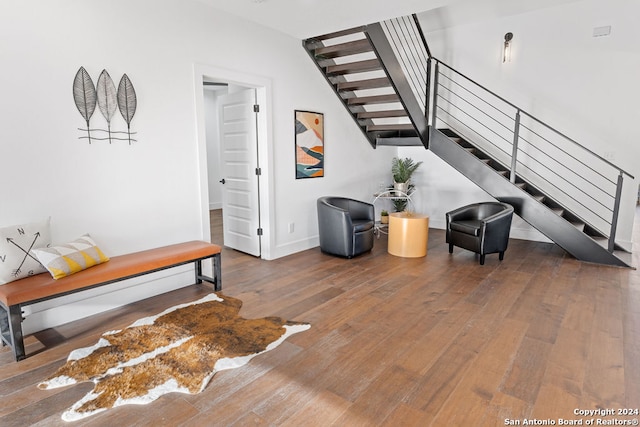 interior space featuring hardwood / wood-style floors