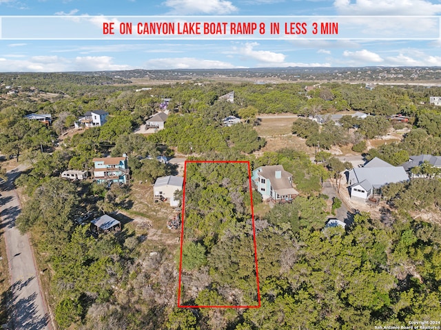 1831 W Lakeside Dr, Canyon Lake TX, 78133 land for sale