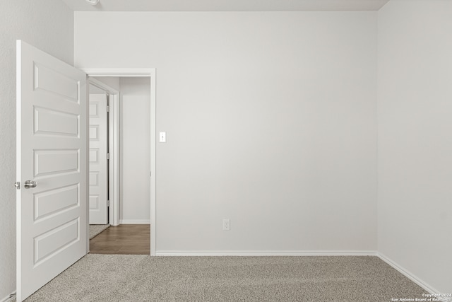 empty room featuring carpet flooring