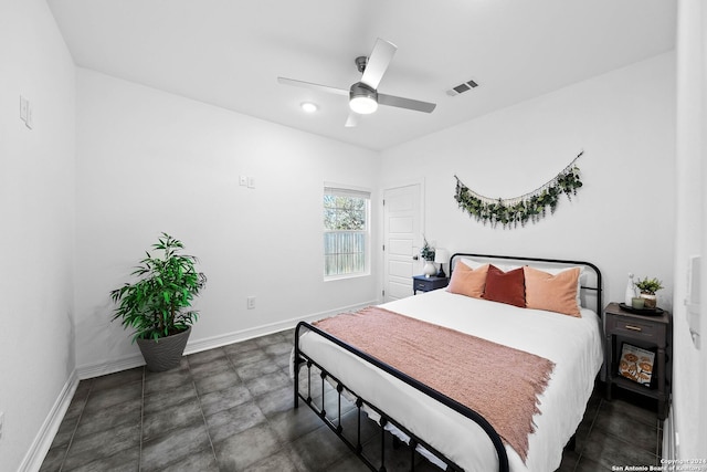 1153 Singing Hills Dr, Canyon Lake, TX 78133 - bedroom with baseboards and a ceiling fan