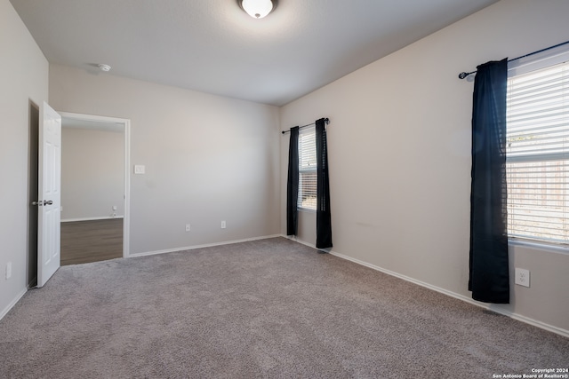 carpeted empty room with plenty of natural light