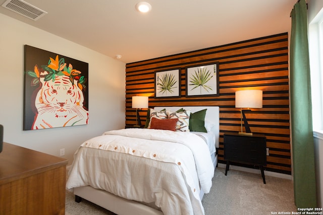 bedroom featuring carpet floors