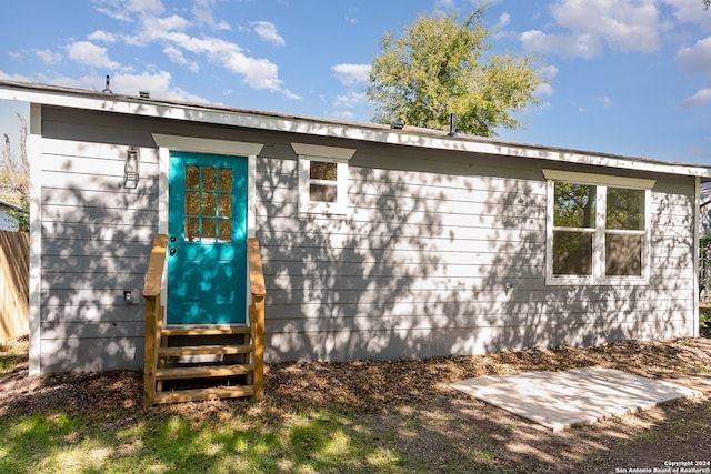 view of back of house