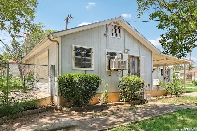 view of side of home