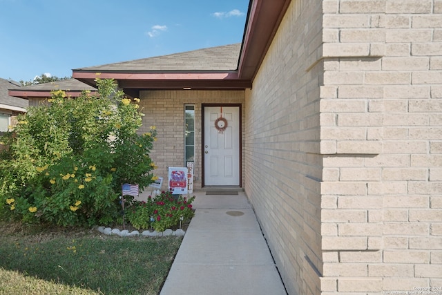 view of entrance to property