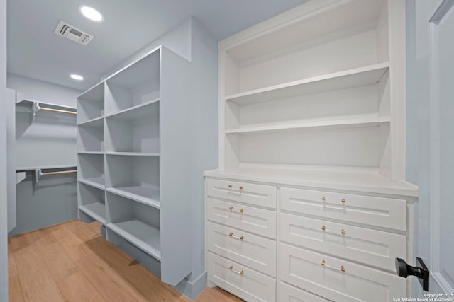 160 Mountain Way, Kerrville, TX 78028 - spacious closet with light wood finished floors