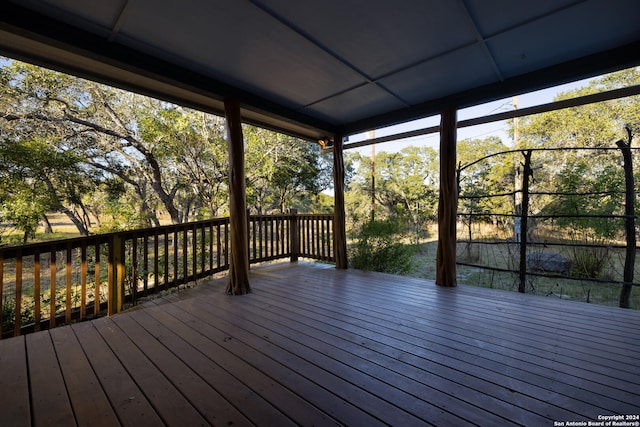 view of deck