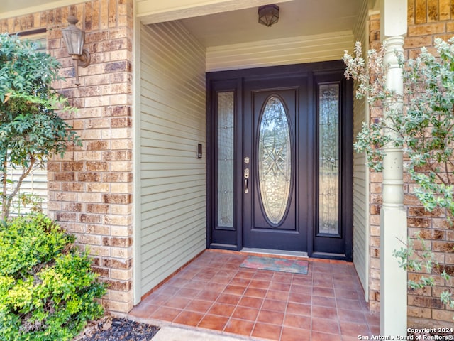 view of entrance to property