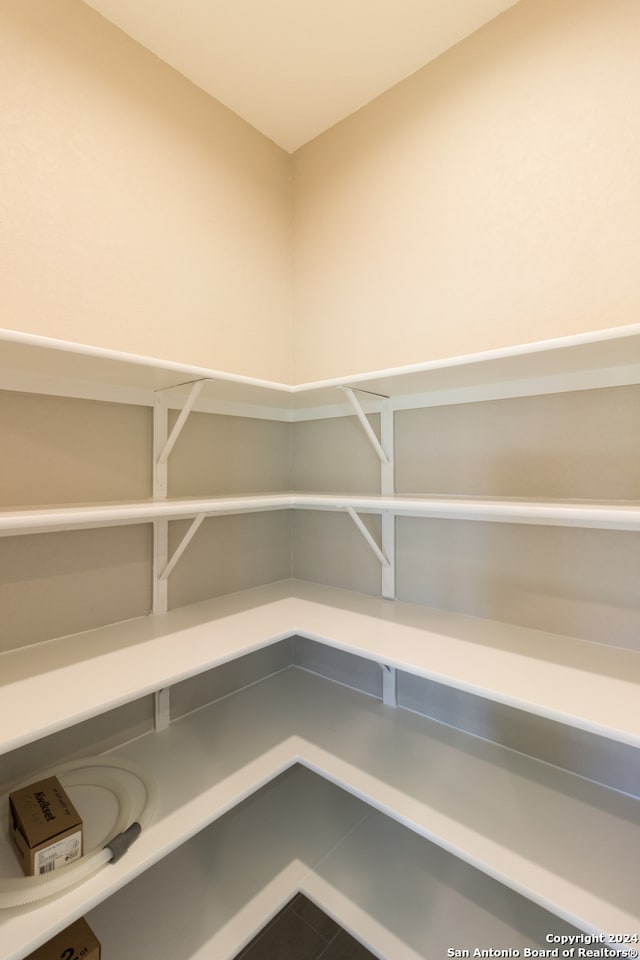 view of pantry