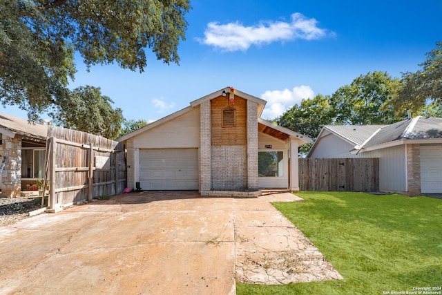 exterior space with a lawn