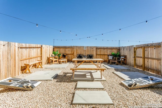 7544 Magnolia Vlg, San Antonio, TX 78252 - fenced backyard with a patio area