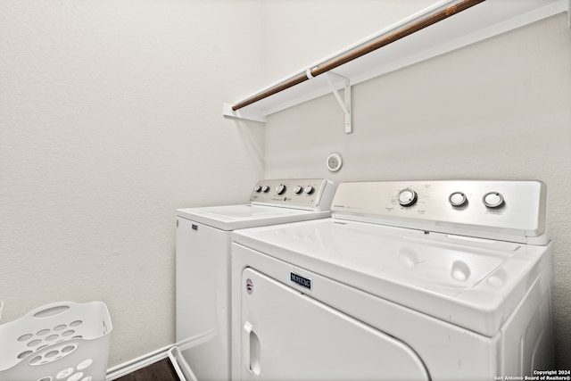 laundry room with washer and clothes dryer