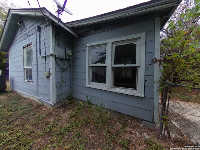 view of side of property