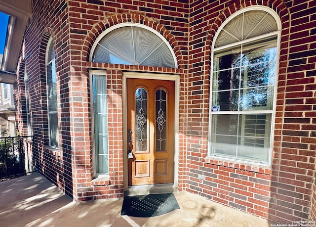 view of entrance to property