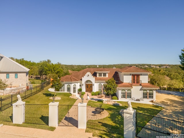 view of mediterranean / spanish home