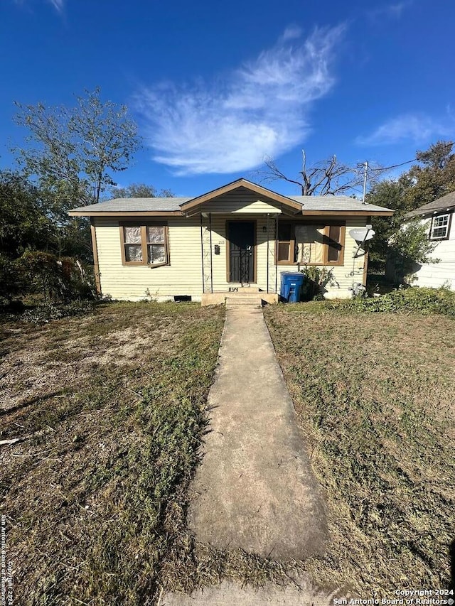 view of front of home