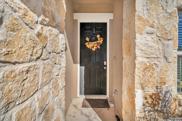 view of entrance to property