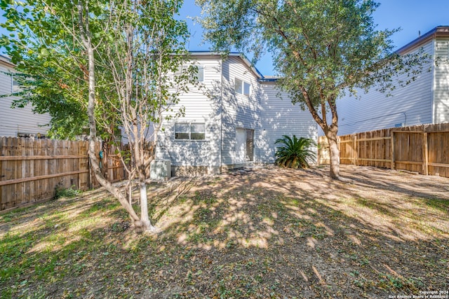 view of rear view of property