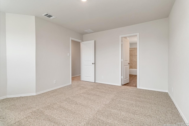 1205 Pacific Monarch, San Antonio, TX 78253 - unfurnished bedroom with carpet flooring, baseboards, and ensuite bath