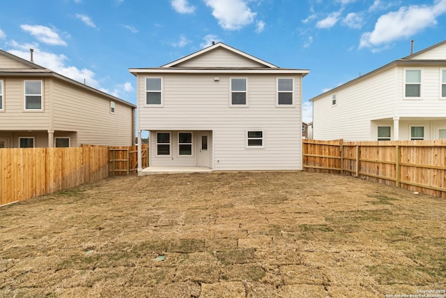 1205 Pacific Monarch, San Antonio, TX 78253 - rear view of property featuring a fenced backyard and a patio area