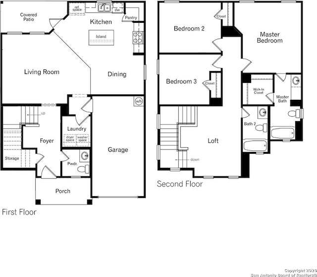1205 Pacific Monarch, San Antonio, TX 78253 - floor plan / room layout