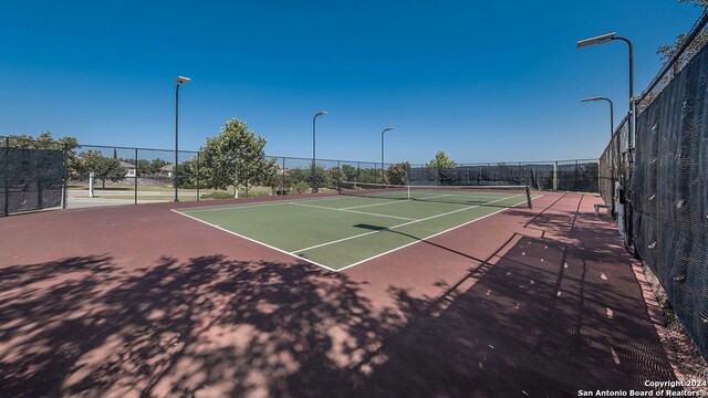 view of sport court