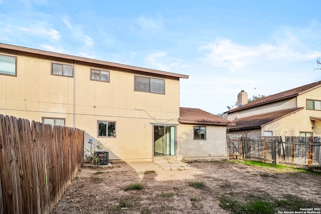 view of back of property