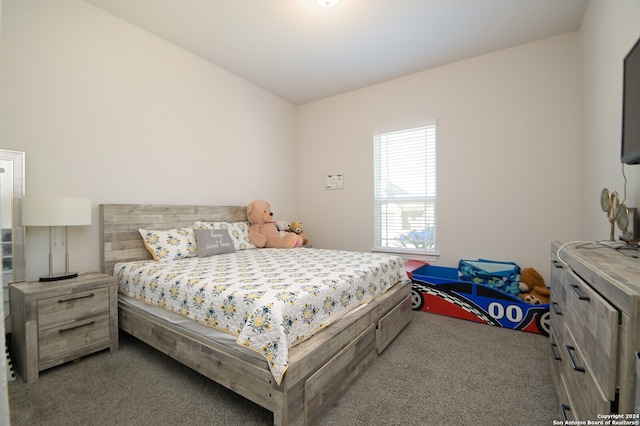 bedroom with carpet floors