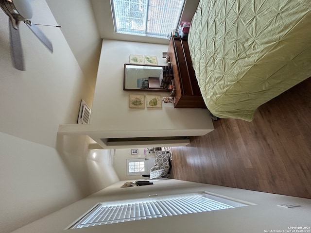 unfurnished bedroom with wood-type flooring