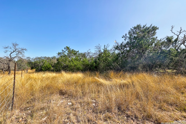 view of landscape with a rural view