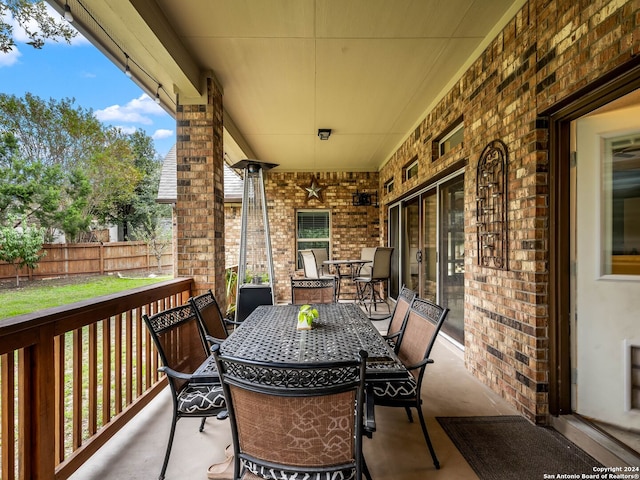 view of patio