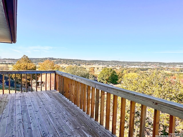 view of deck