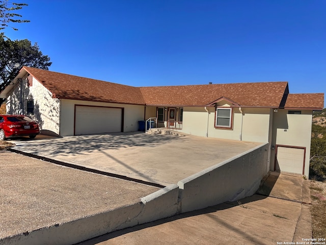 view of ranch-style home