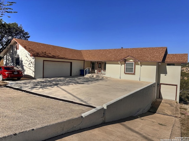 view of ranch-style home