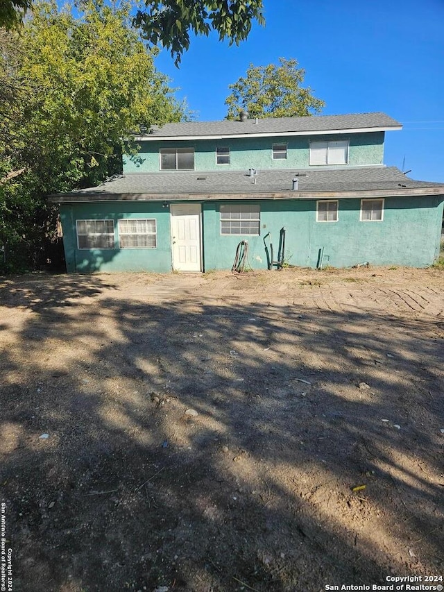 view of rear view of property