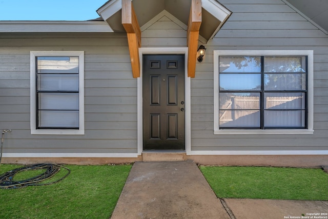 view of entrance to property