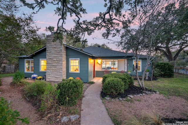 view of ranch-style house