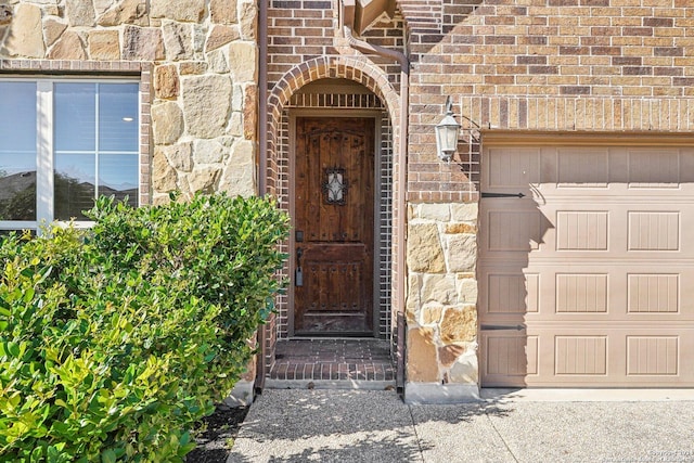 102 Santa Anita, Boerne, TX 78006 - property entrance featuring stone siding and brick siding