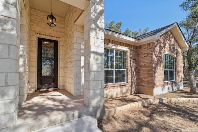 view of property entrance