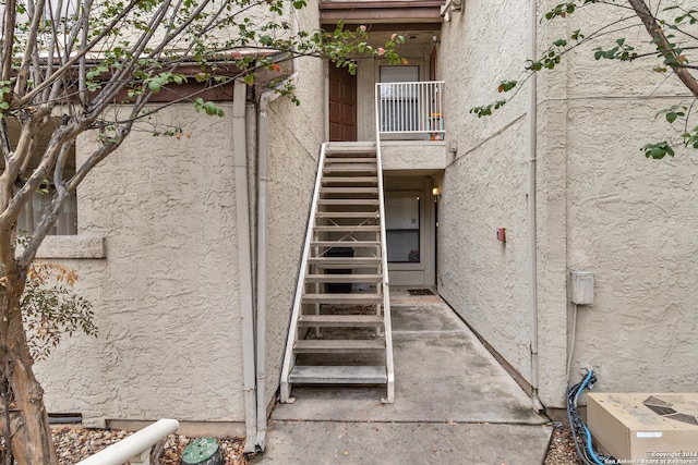 view of stairs