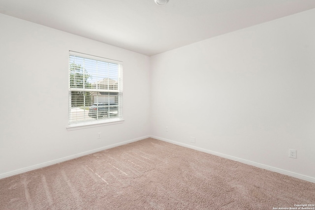 spare room with carpet floors