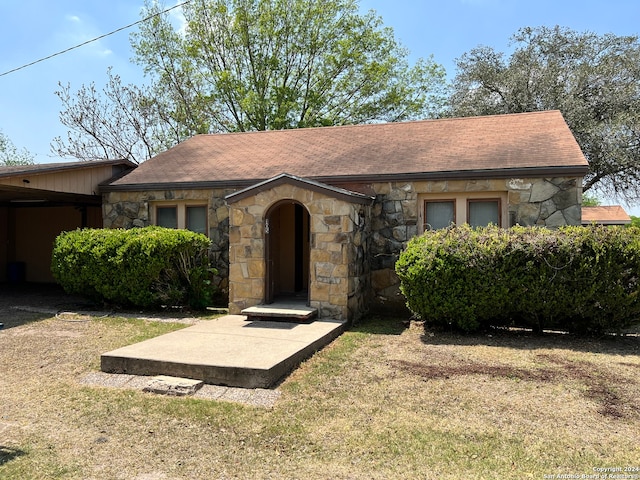 view of front of house