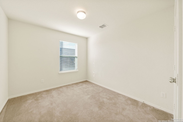 empty room with light carpet