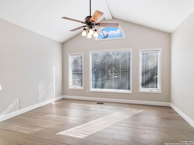 132 Argo Ave, Alamo Heights, TX 78209 - unfurnished room featuring wood-type flooring and ceiling fan