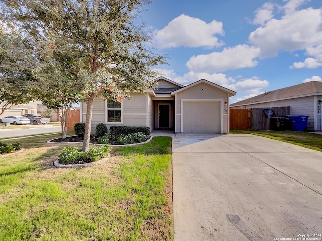 7502 Hercules Pt, San Antonio, TX 78252 - view of front of home with an attached garage and driveway