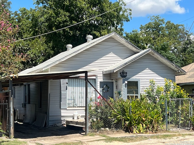 view of bungalow-style house