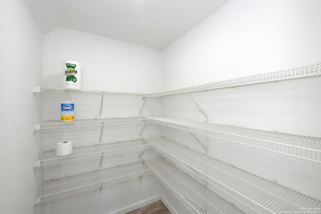 view of pantry